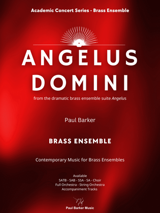 Book cover for Angelus Domini (Brass Ensemble)