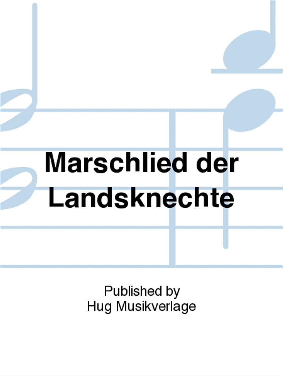 Marschlied der Landsknechte Men's Choir scores gallery preview page 1