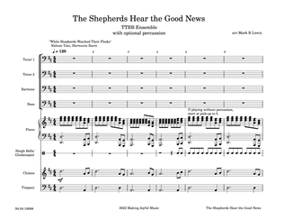 The Shepherds Hear the Good News - TTBB Ensemble