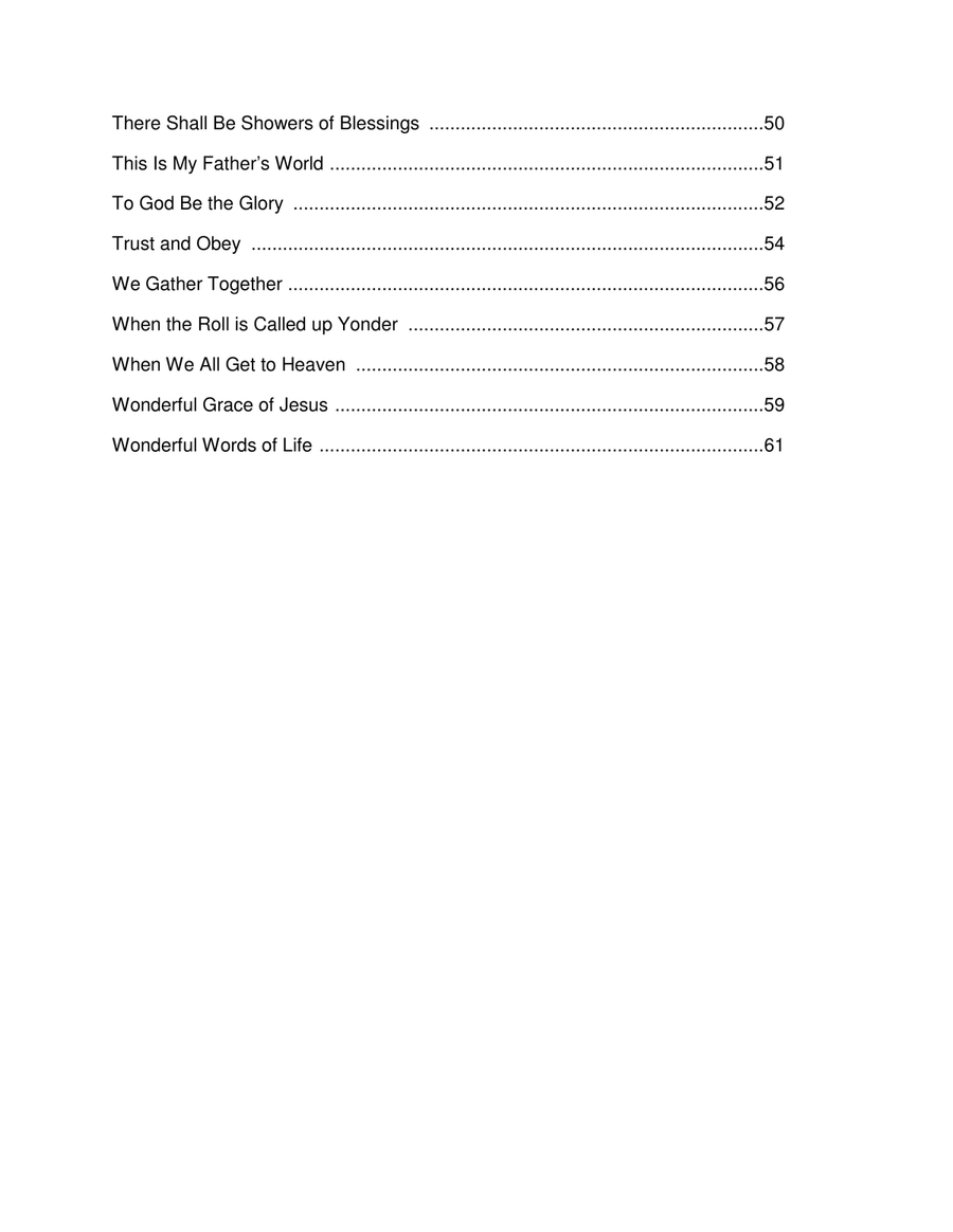 50 Favorite Hymns for Solo and Duet Instruments, French Horn Brass Duet scores gallery preview page 3