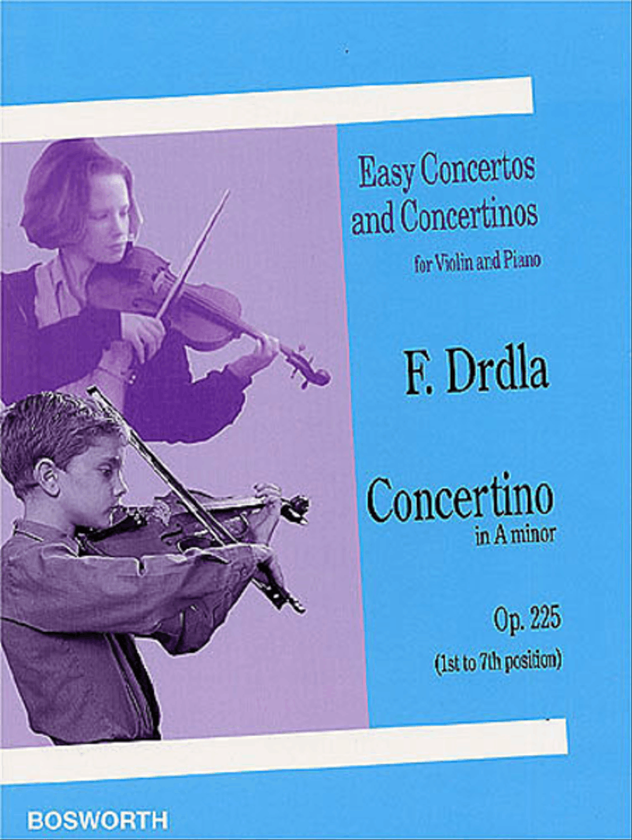 Franz Drdla: Concertino in A Minor For Violin And Piano Op.225 Violin Solo scores gallery preview page 1