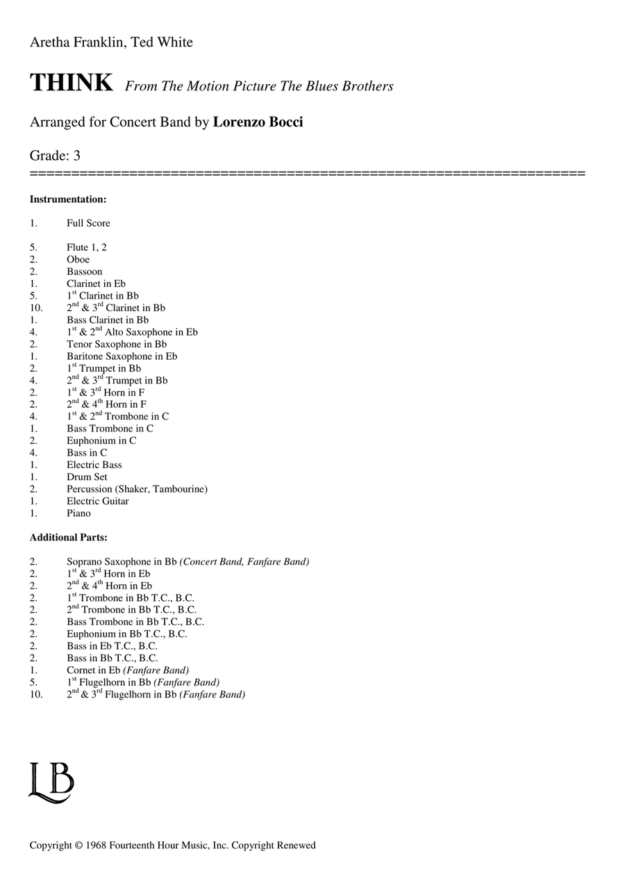 Think Concert Band scores gallery preview page 2