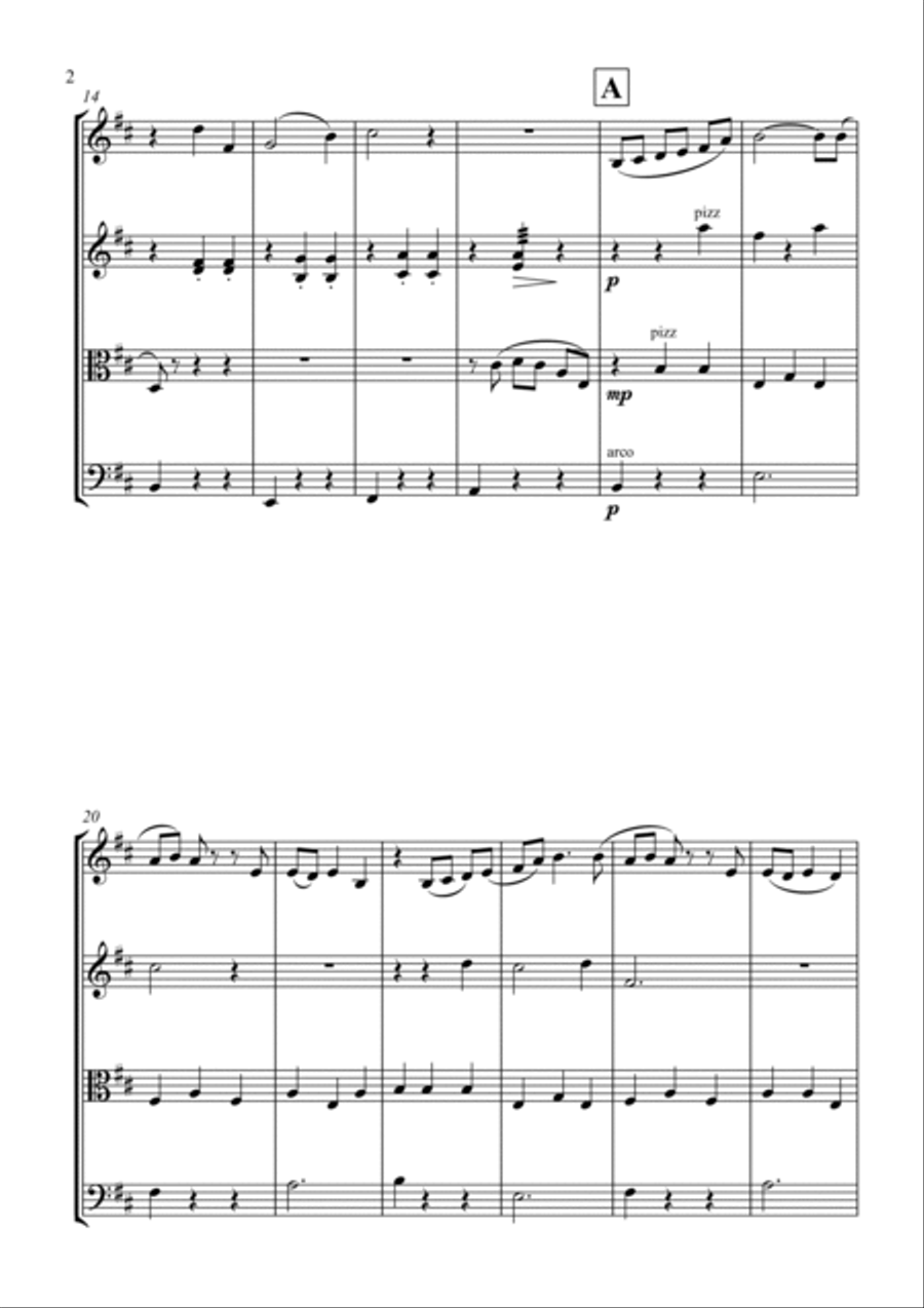 Army Dreamers String Quartet scores gallery preview page 2