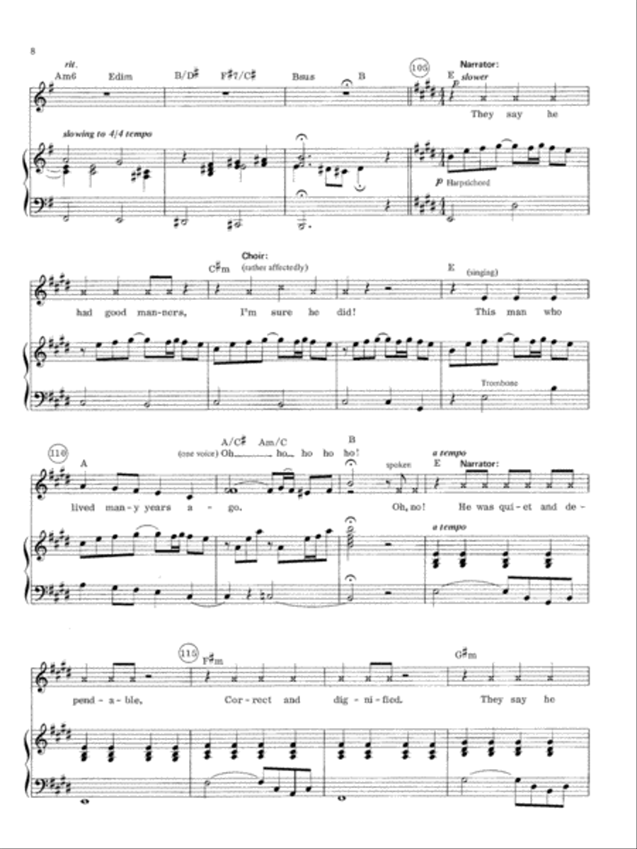 Let George Do It! Unison Choir scores gallery preview page 8