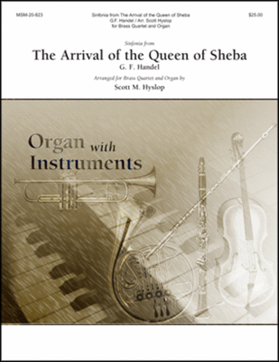 Book cover for Sinfonia from The Arrival of the Queen of Sheba