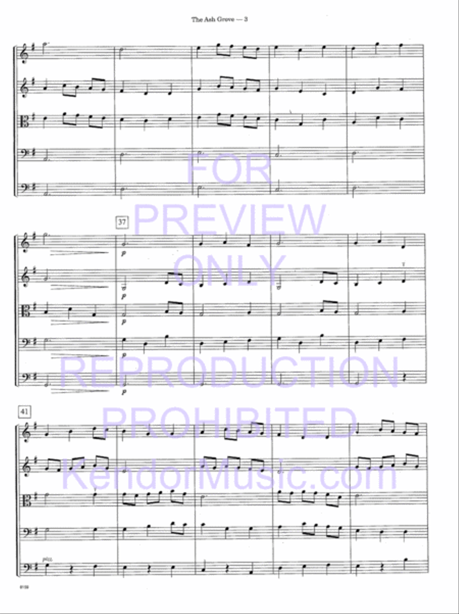 Ash Grove, The Ash Grove, The String Orchestra scores gallery preview page 6