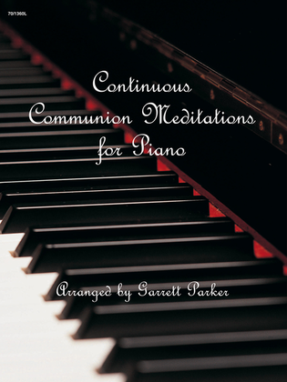 Book cover for Continuous Communion Meditations for Piano