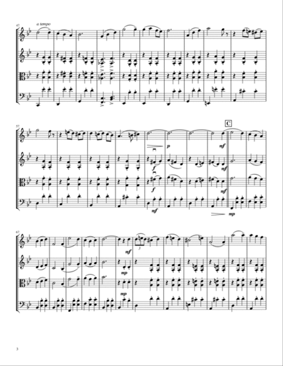Merry-go-round Of Life String Trio scores gallery preview page 4