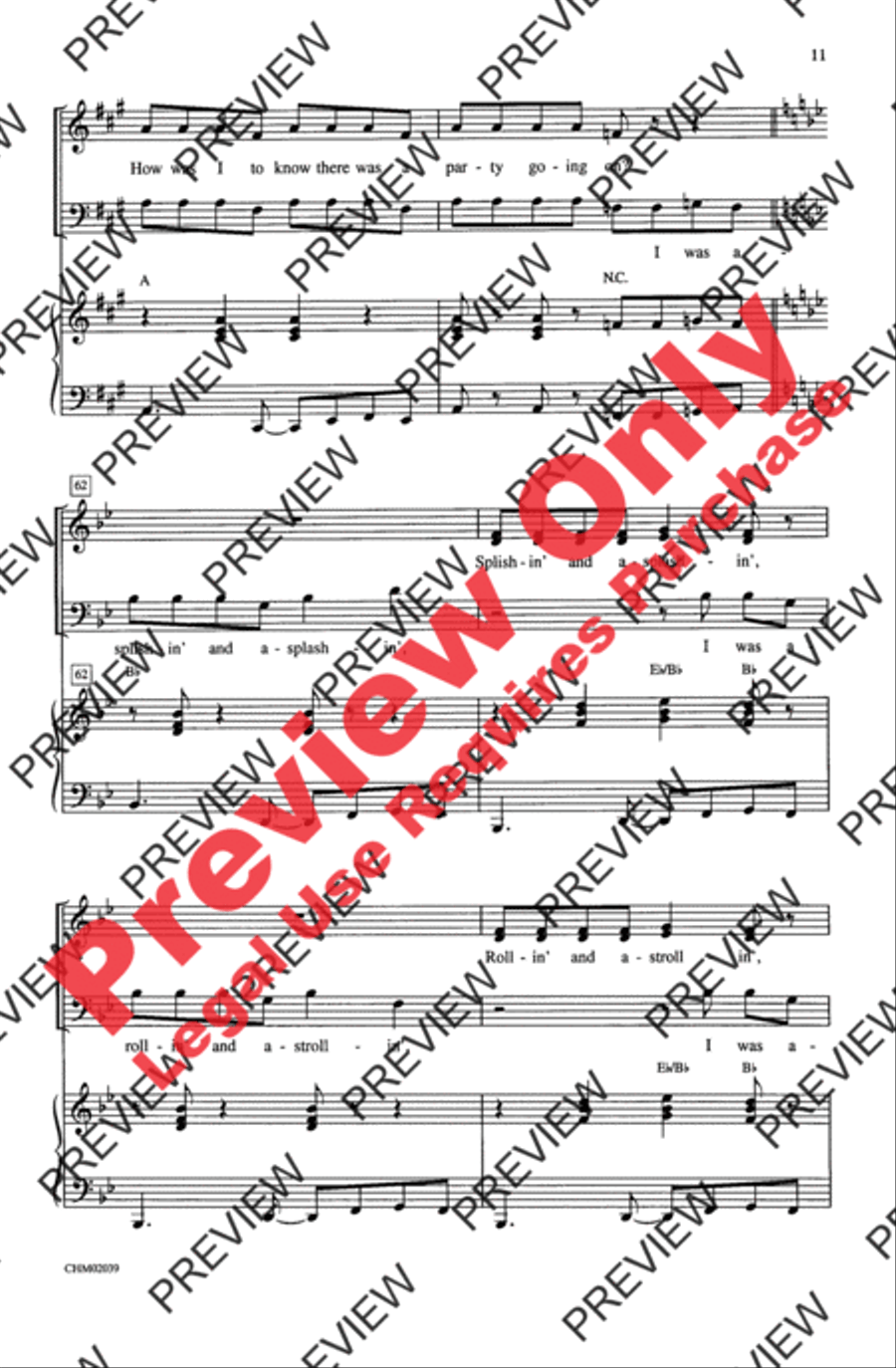 Splish Splash 2-Part scores gallery preview page 11