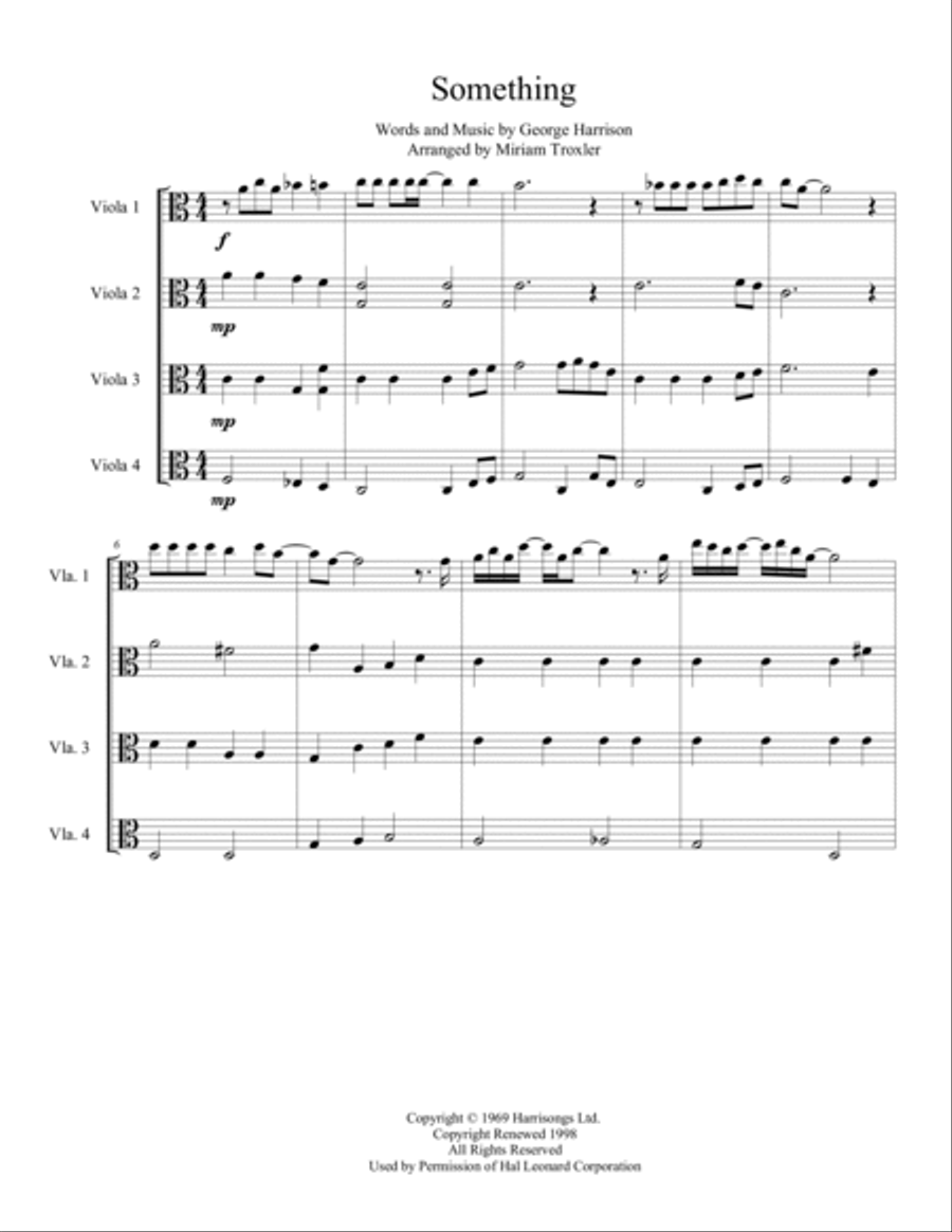 Something Viola scores gallery preview page 2