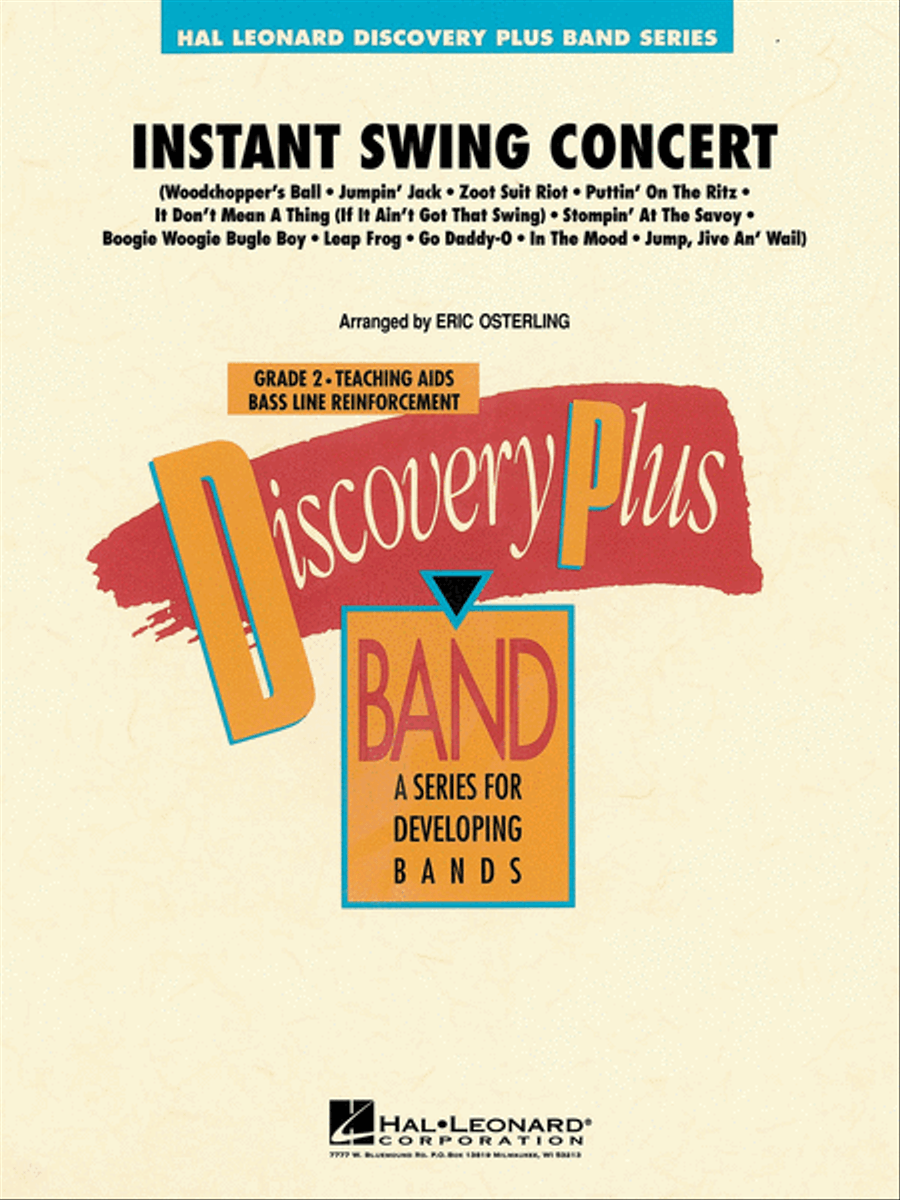 Instant Swing Concert Concert Band scores gallery preview page 1