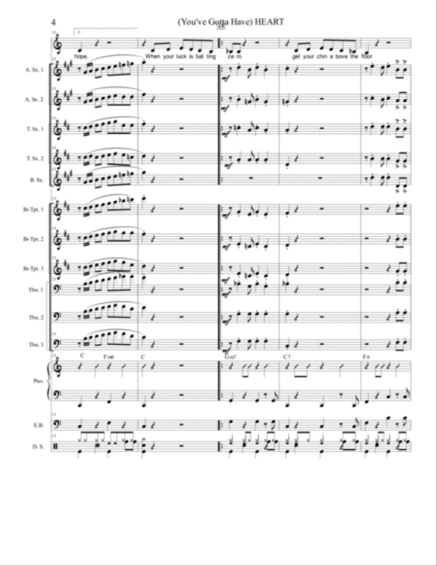 Heart Heart Jazz Ensemble scores gallery preview page 4