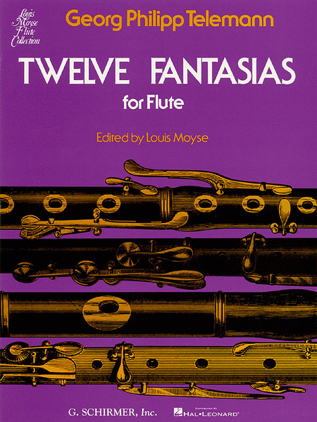 Twelve Fantasias for Solo Flute (Flute)