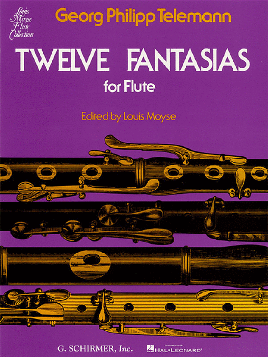 Twelve Fantasias Flute Solo scores gallery preview page 1
