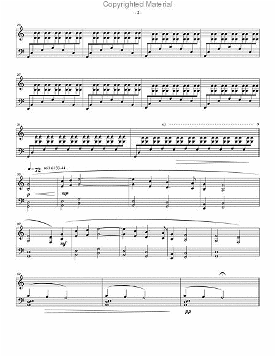 Hymn for an Angelic Child Percussion Ensemble scores gallery preview page 3