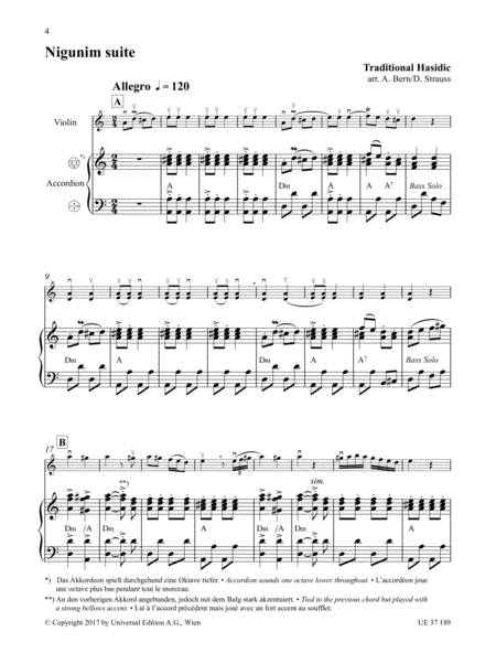 Klezmer Duets Violin - Sheet Music