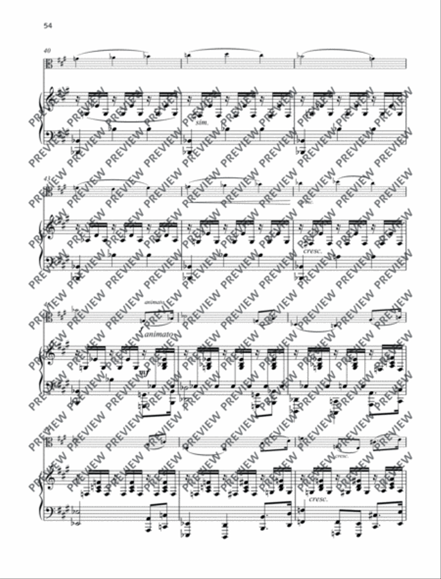 Sur le lac Piano Accompaniment scores gallery preview page 4