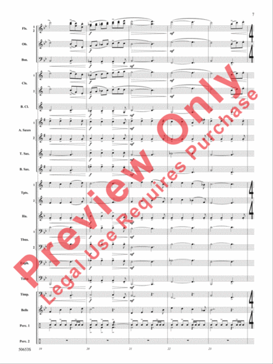 A Centennial Celebration A Centennial Celebration Concert Band scores gallery preview page 8
