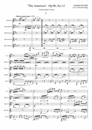 Book cover for Dvorak: String Quartet No.12 "American" Clarinet Quintet Version