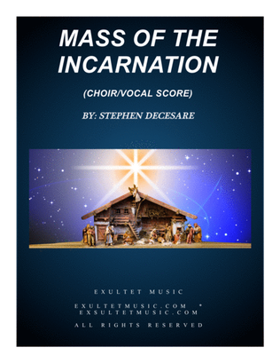 Mass of the Incarnation (Vocal Score)
