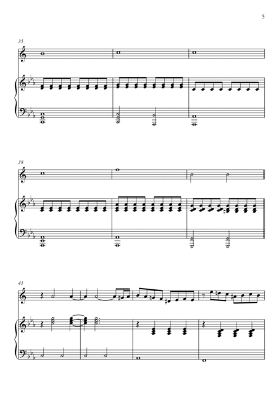 Succession Theme Woodwind Duet scores gallery preview page 5