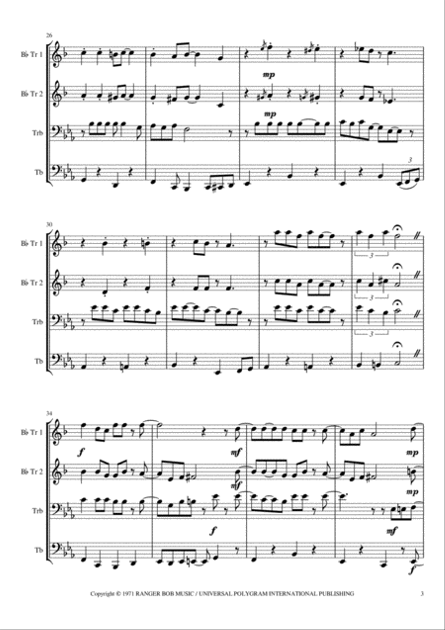 You've Got A Friend In Me Brass Ensemble scores gallery preview page 3