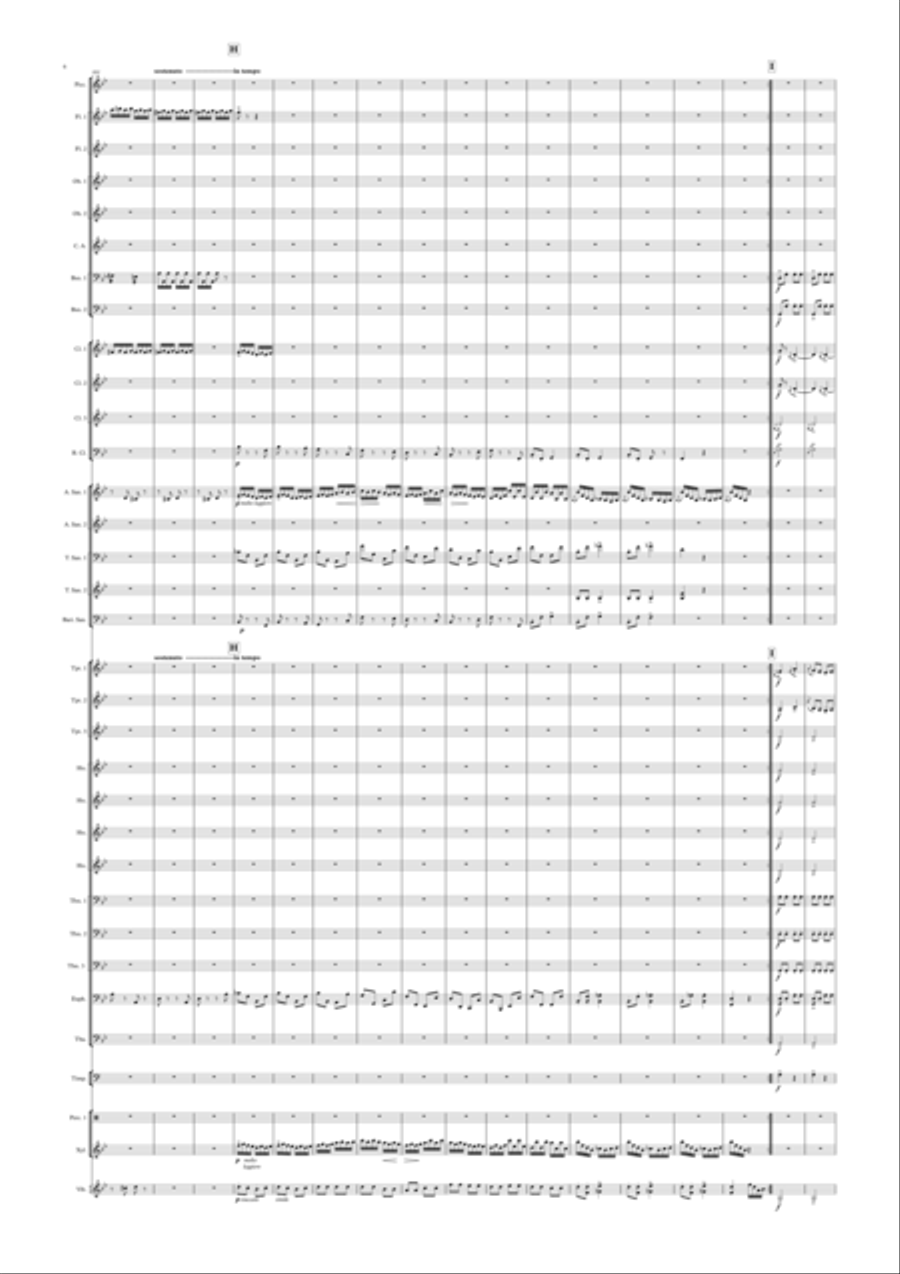 Brahms arr Timothy R Wheeler Rondo alla Zingeresa, Op.25 Small Ensemble scores gallery preview page 6