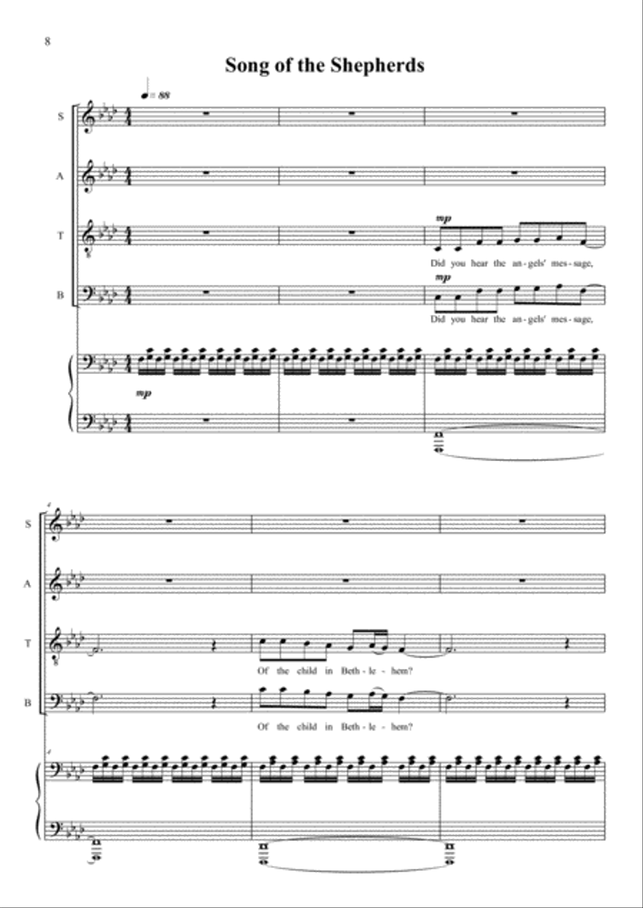 Saving Grace Saving Grace 4-Part scores gallery preview page 4