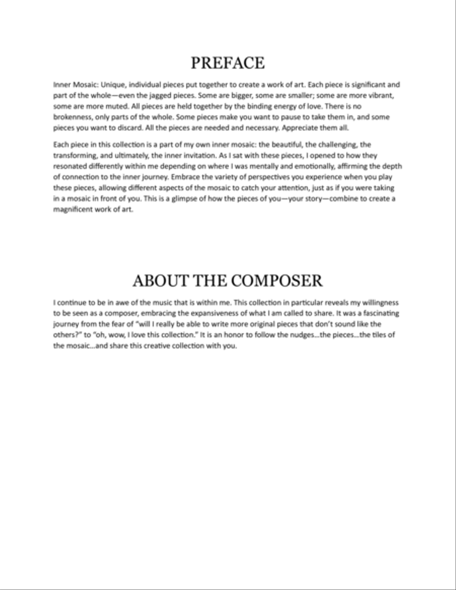 Walk with Me Piano Solo scores gallery preview page 3