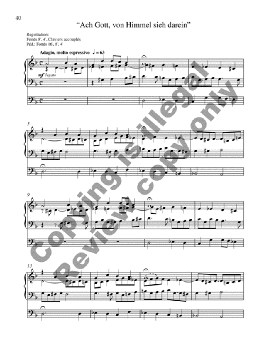 38 Chorals 38 Chorals Organ scores gallery preview page 14