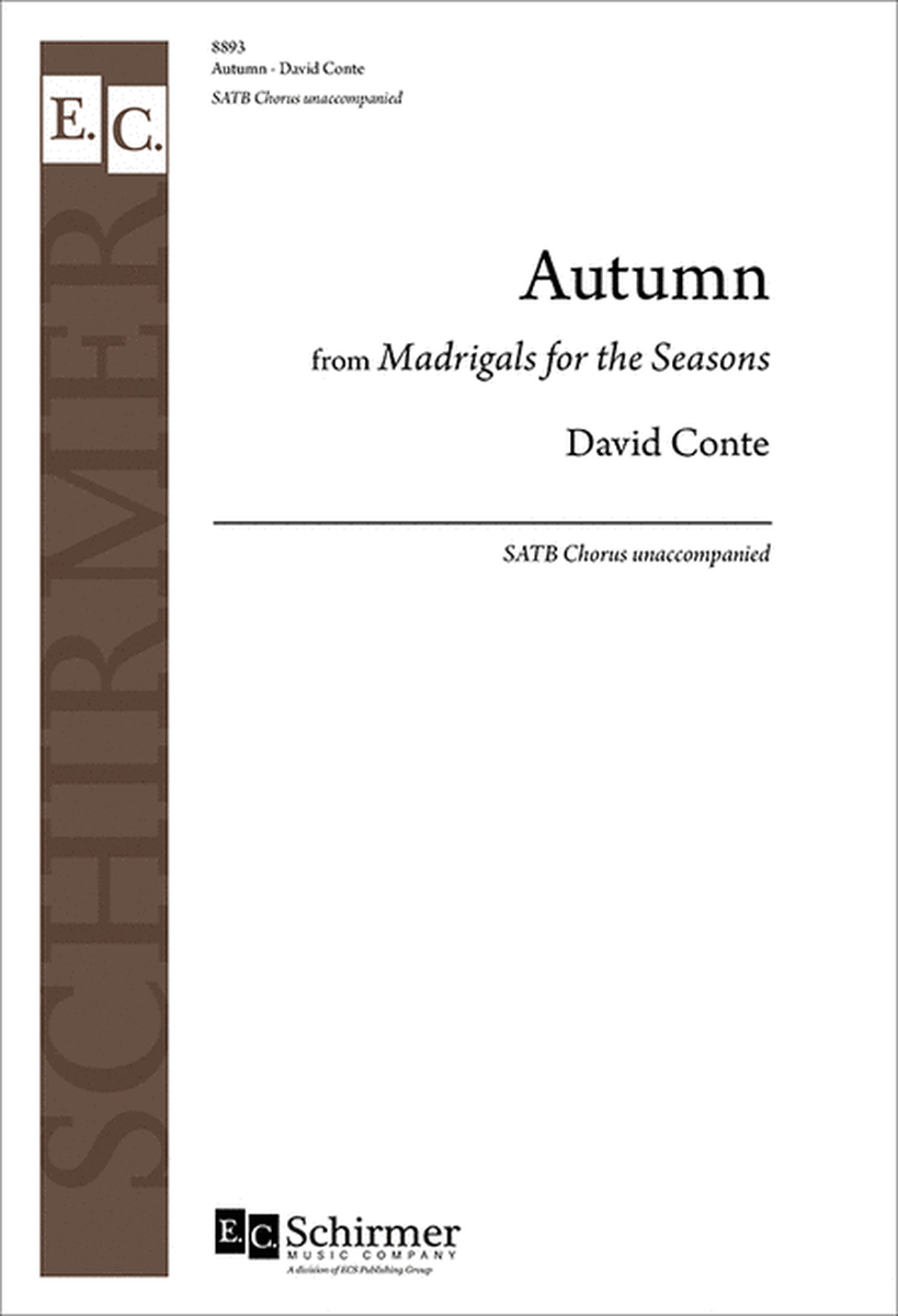 Autumn from "Madrigals for the Seasons" image number null