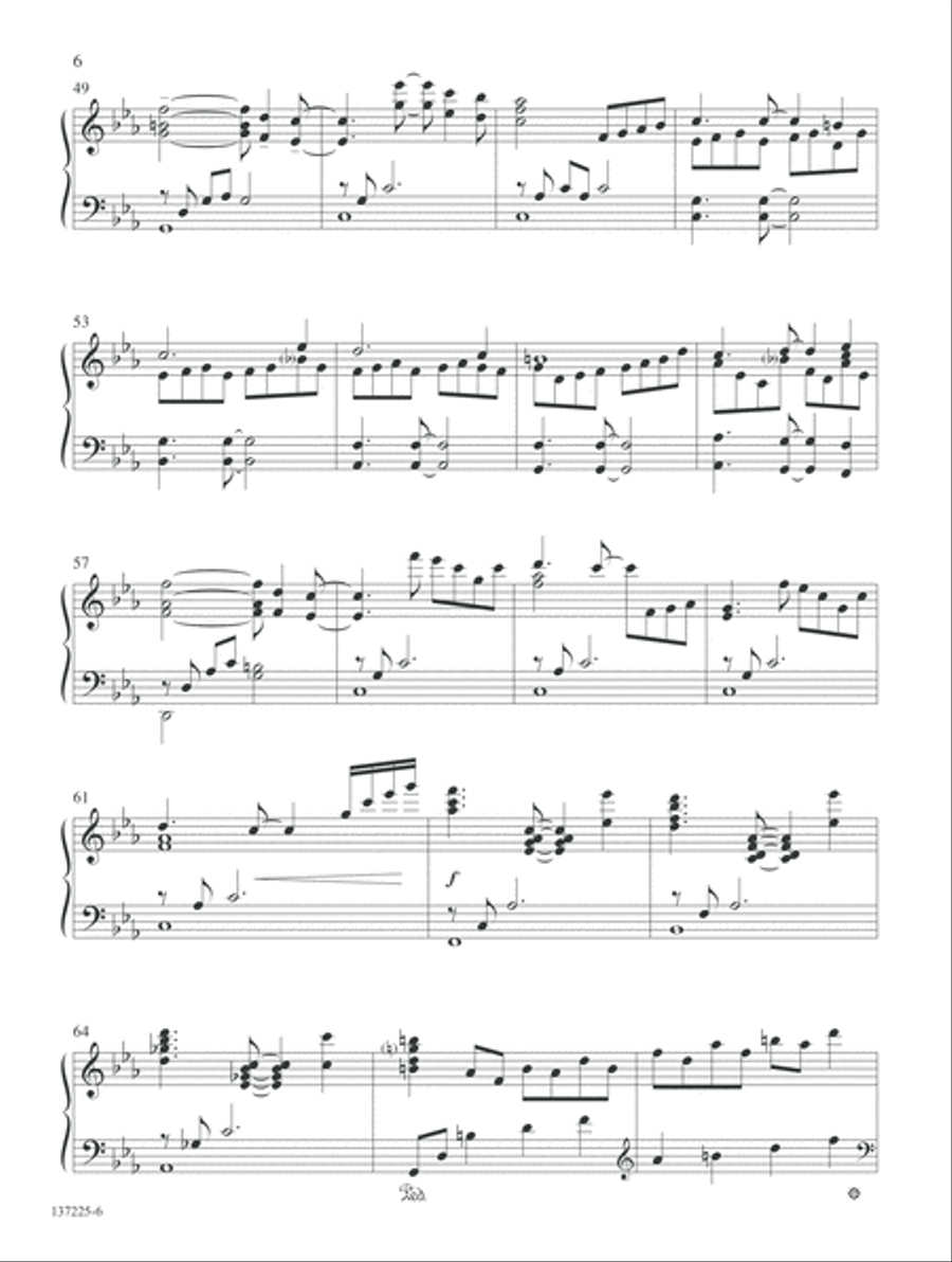 Born the King of Angels Piano Solo scores gallery preview page 6