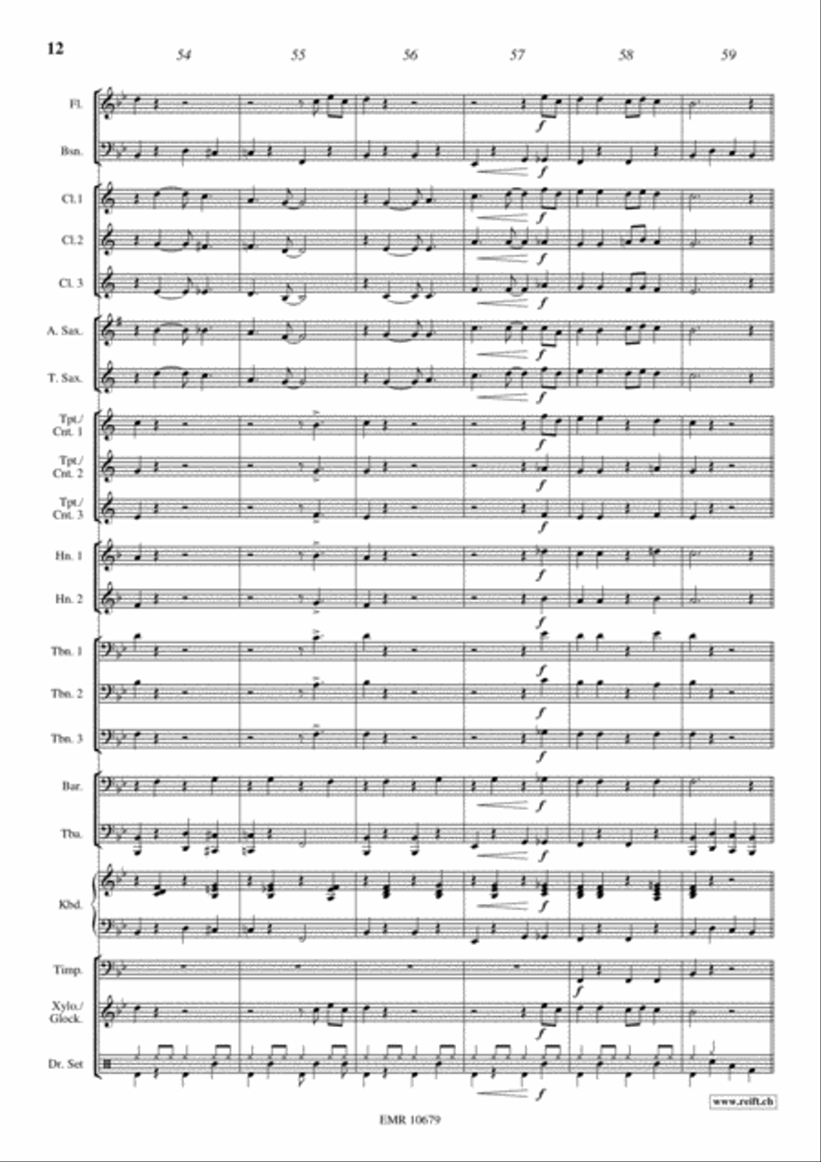 I Got Rhythm Concert Band scores gallery preview page 13