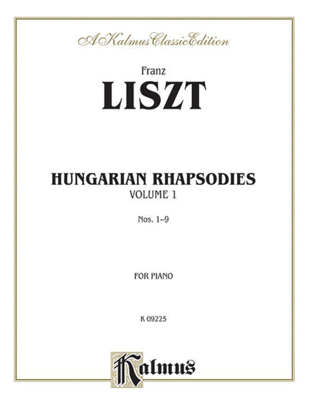 Hungarian Rhapsodies, Volume 1