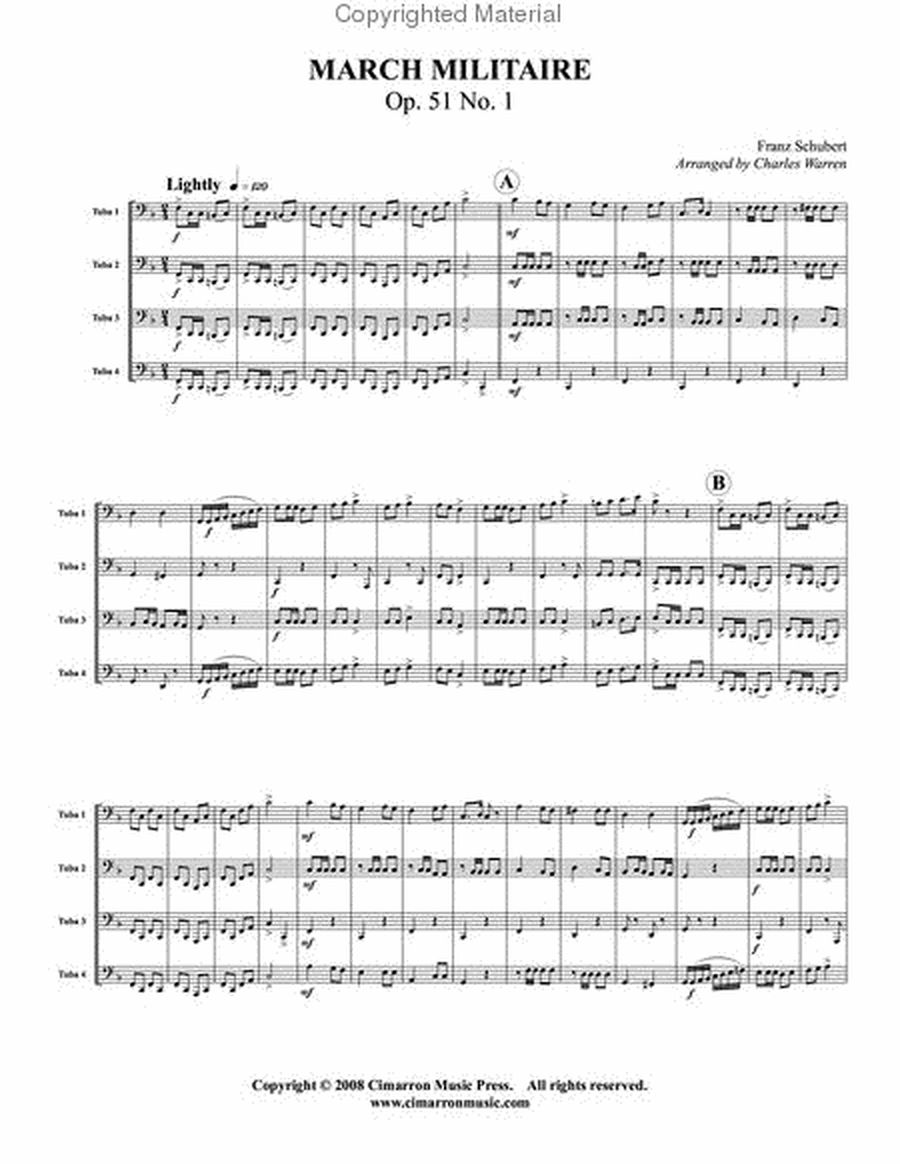 March Militaire, Op. 51 No. 1
