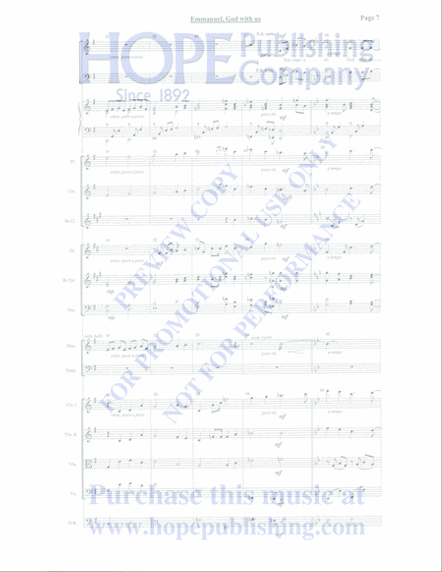 Emmanuel Emmanuel Orchestra scores gallery preview page 40
