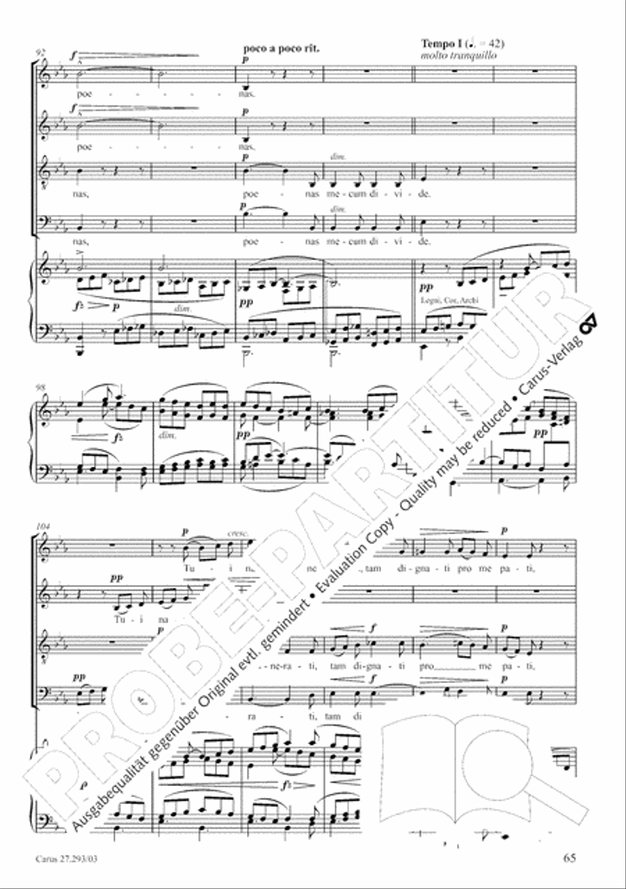 Stabat mater 4-Part scores gallery preview page 72