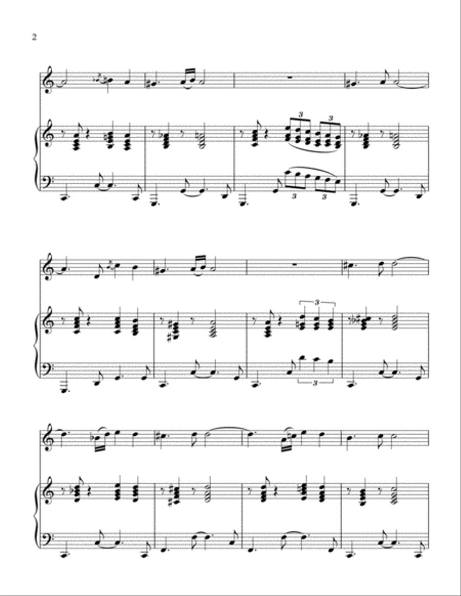 Danke Schoen Flute Solo scores gallery preview page 3