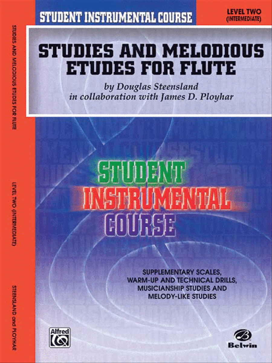 Student Instrumental Course Studies and Melodious Etudes for Flute Flute scores gallery preview page 1