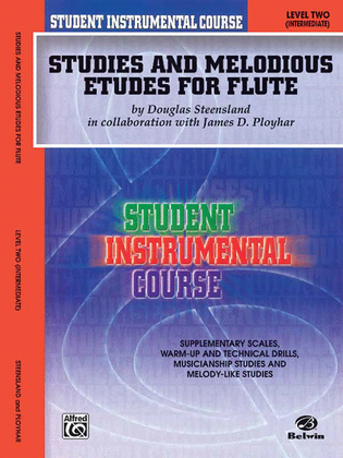 Book cover for Student Instrumental Course Studies and Melodious Etudes for Flute