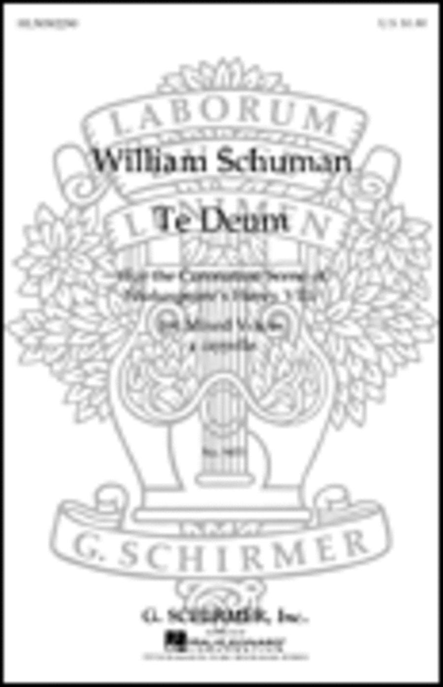 Te Deum (for the Coronation Scene of Shakespeare's Henry VIII) 4-Part scores gallery preview page 1