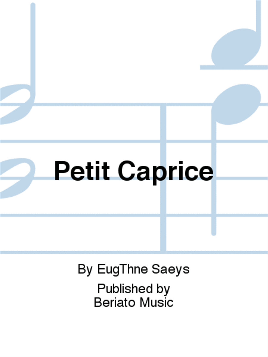 Petit Caprice Piano Solo scores gallery preview page 1