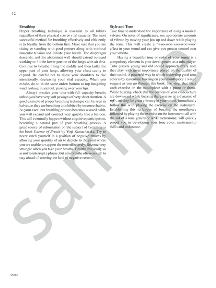 Complete Conservatory Method for CC Tuba Tuba scores gallery preview page 14