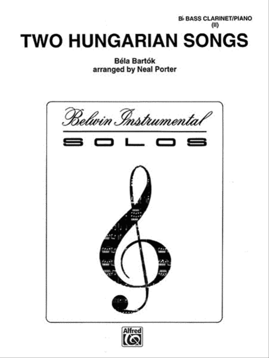 Two Hungarian Songs Two Hungarian Songs Small Ensemble scores gallery preview page 1