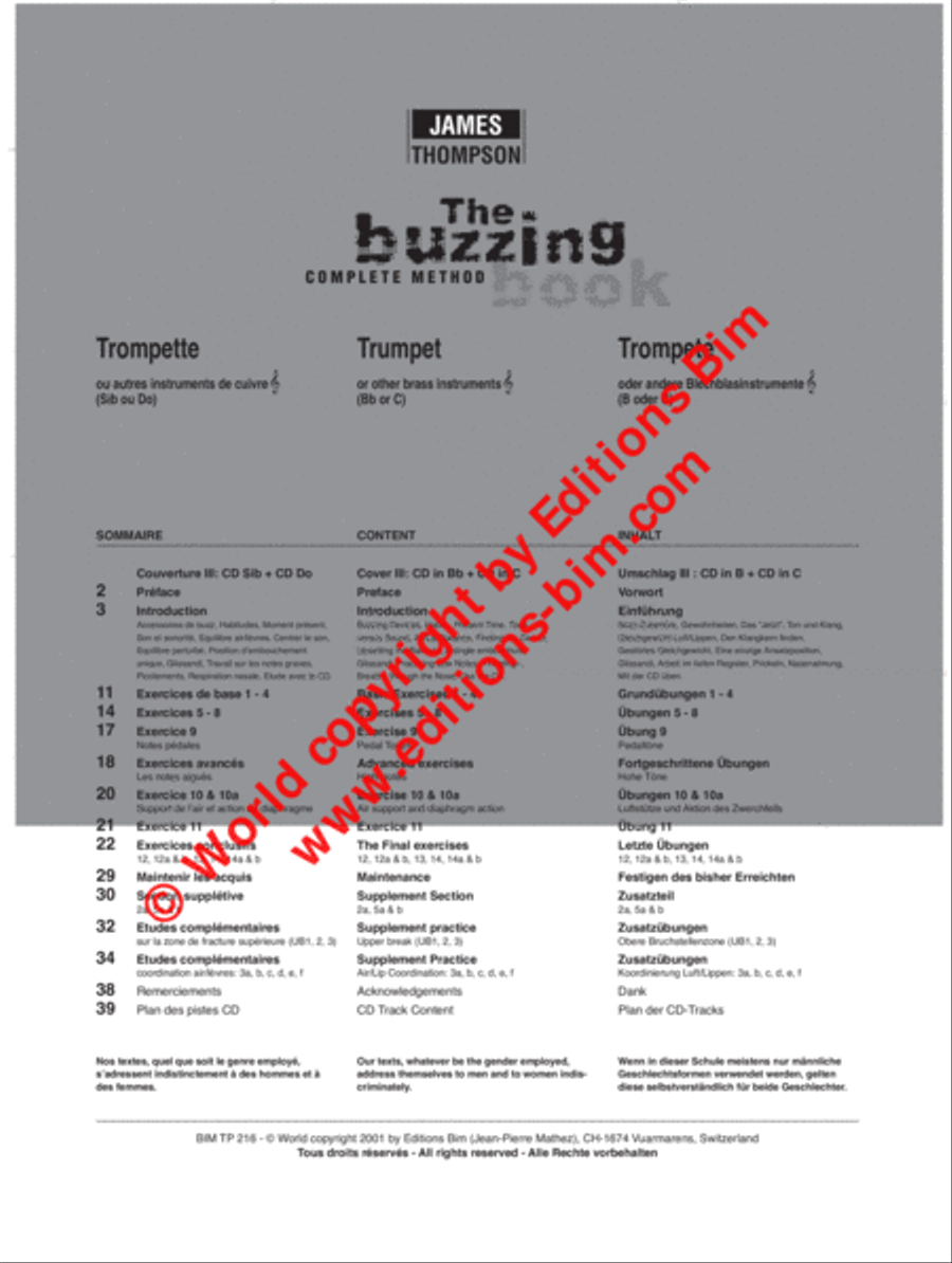 The Buzzing Book The Buzzing Book Trumpet scores gallery preview page 2