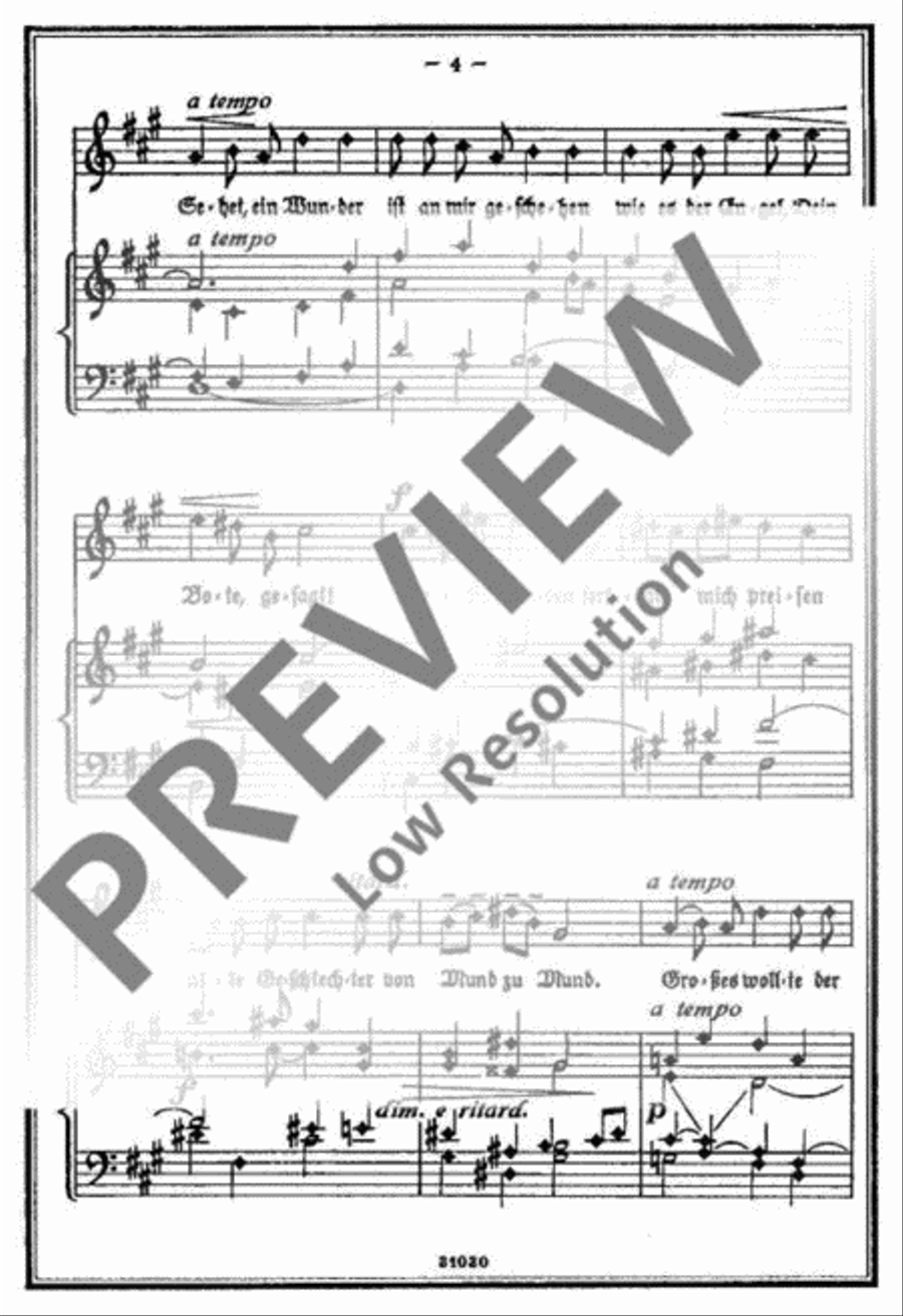 4 Gesänge Voice Solo scores gallery preview page 5