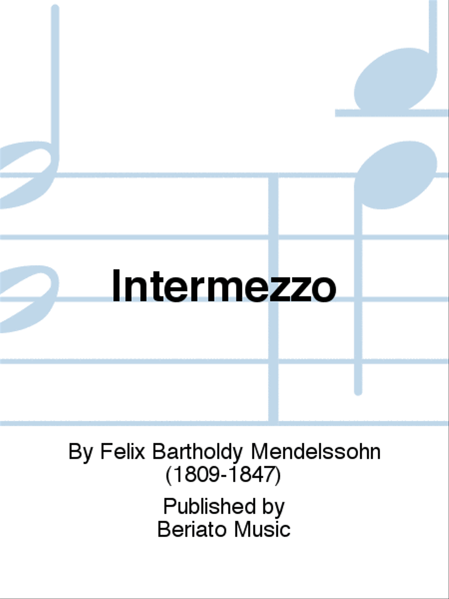 Intermezzo Flute Solo scores gallery preview page 1