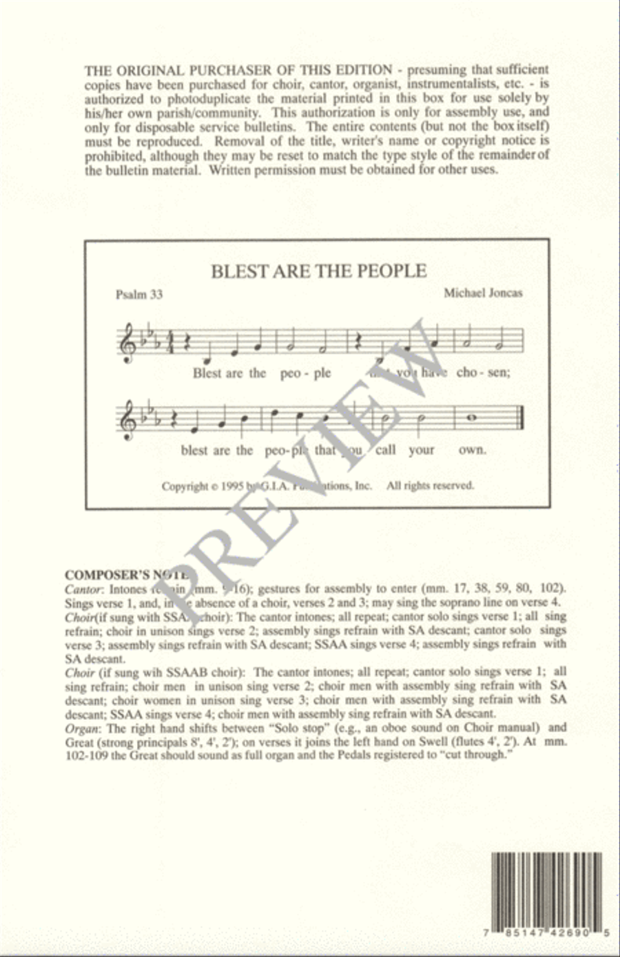 Blest Are the People Blest Are the People SSAA scores gallery preview page 12