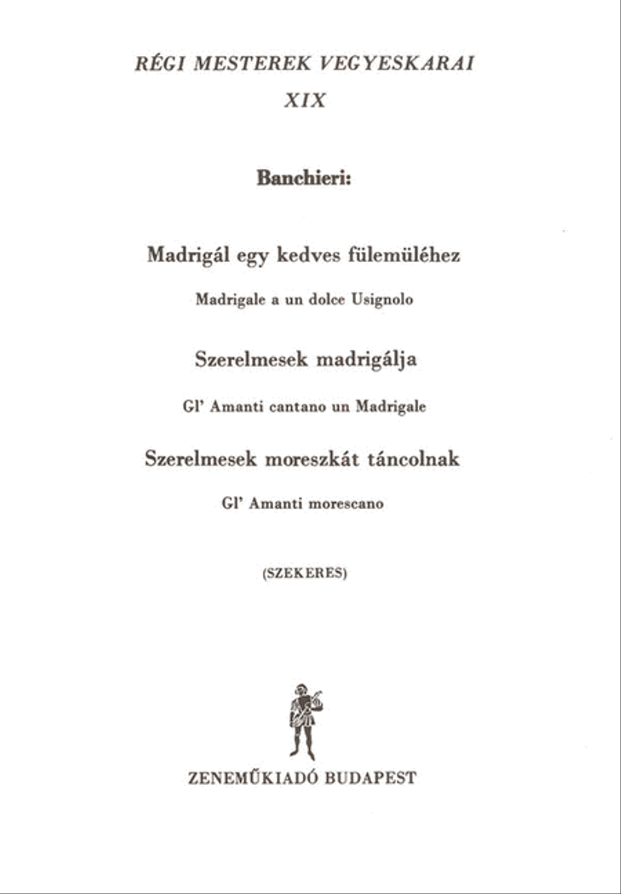 Old Masters' Mixed Choruses V19 A Cappella scores gallery preview page 1
