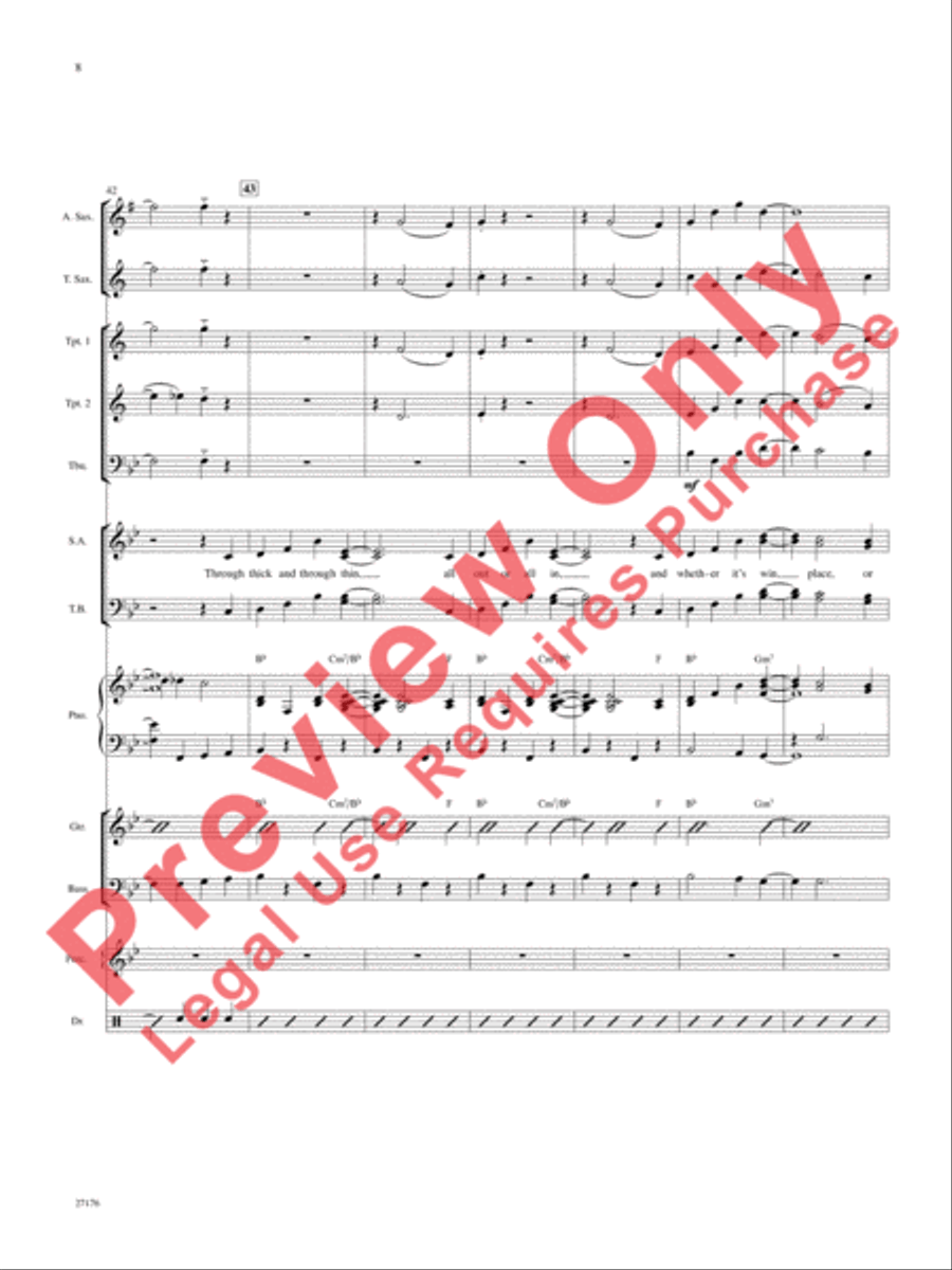 Together Wherever We Go Choir scores gallery preview page 9